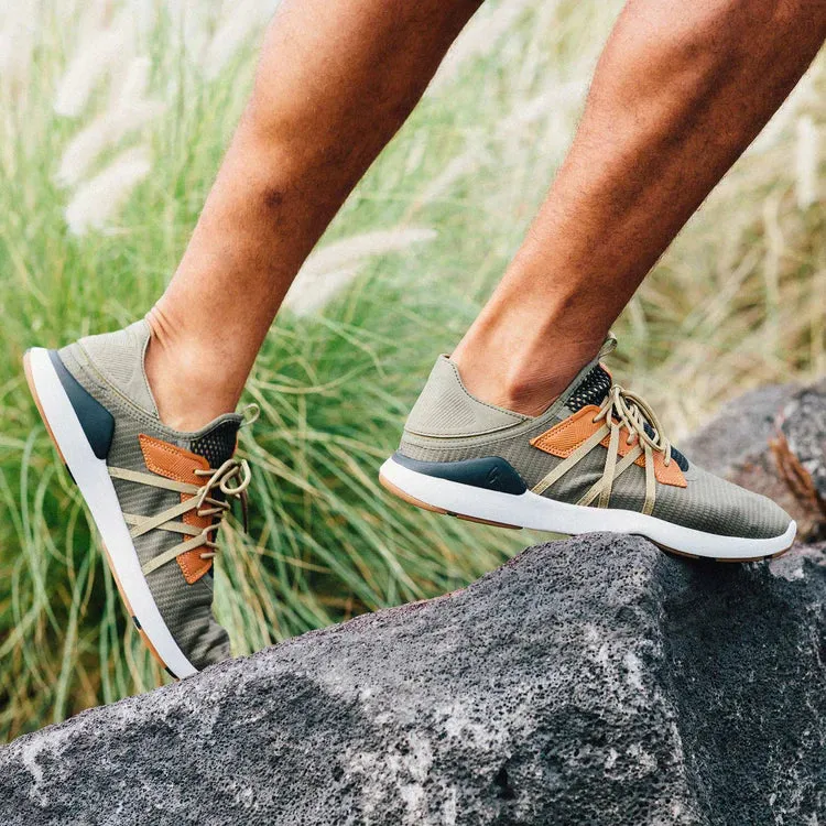 Olukai Men’s Mio Lī Everyday Athletic Shoes - Hunter|Lava Rock