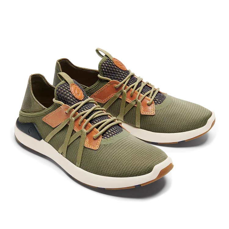 Olukai Men’s Mio Lī Everyday Athletic Shoes - Hunter|Lava Rock