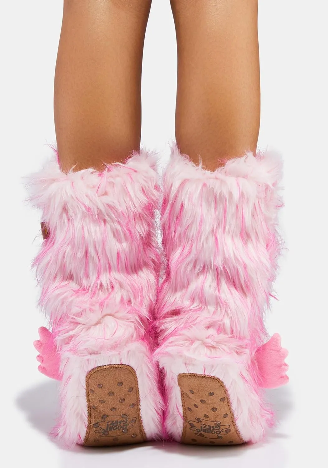 ooohyeah Womens Non Slip Fuzzy 3D Animal Slipper Socks, Funny Warm Cozy Fluffy Cute Indoor Slippers with Grippers