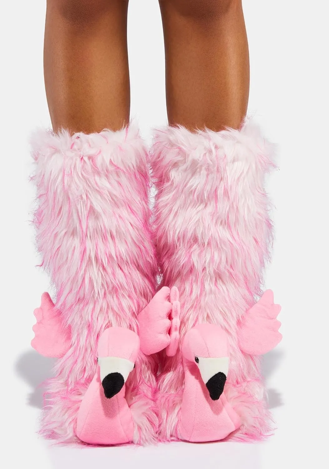 ooohyeah Womens Non Slip Fuzzy 3D Animal Slipper Socks, Funny Warm Cozy Fluffy Cute Indoor Slippers with Grippers