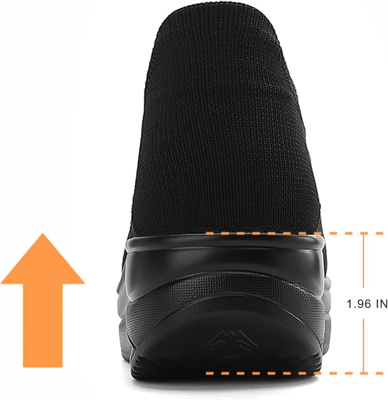 Oude Slip On Sneakers Women Comfortable | Womens Orthopedic Slip On Shoes Traveling | 2 Inch Rocker Bottom