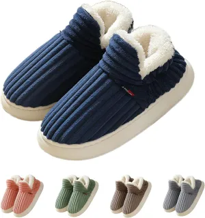 Pluffi Slipper Booties Women Men Cloud Slippers Fluffy Slippers for Women Warm Thick Sole Anti-Skid House Shoes