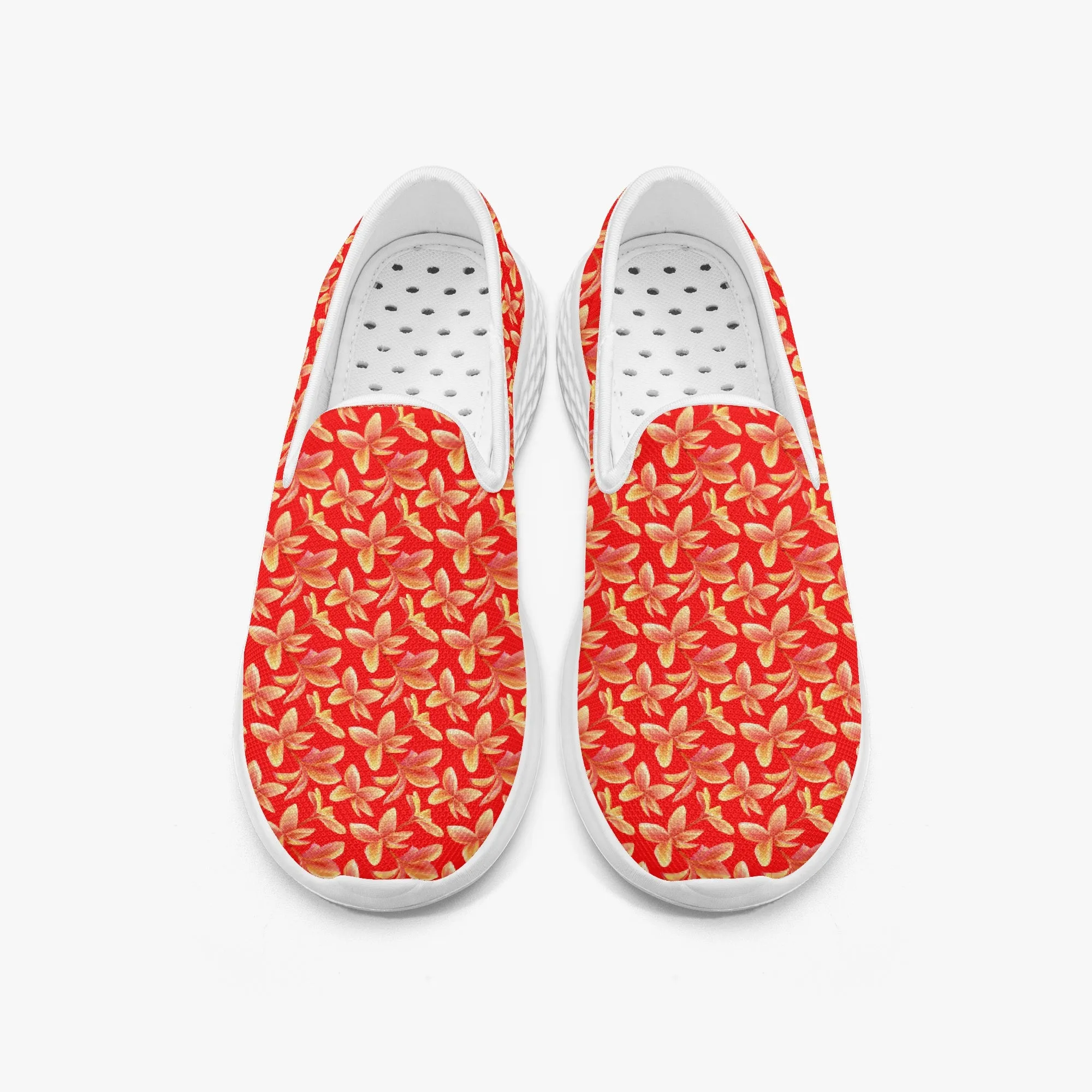 Plumeria Women's Casual Slip-On Mesh Shoes