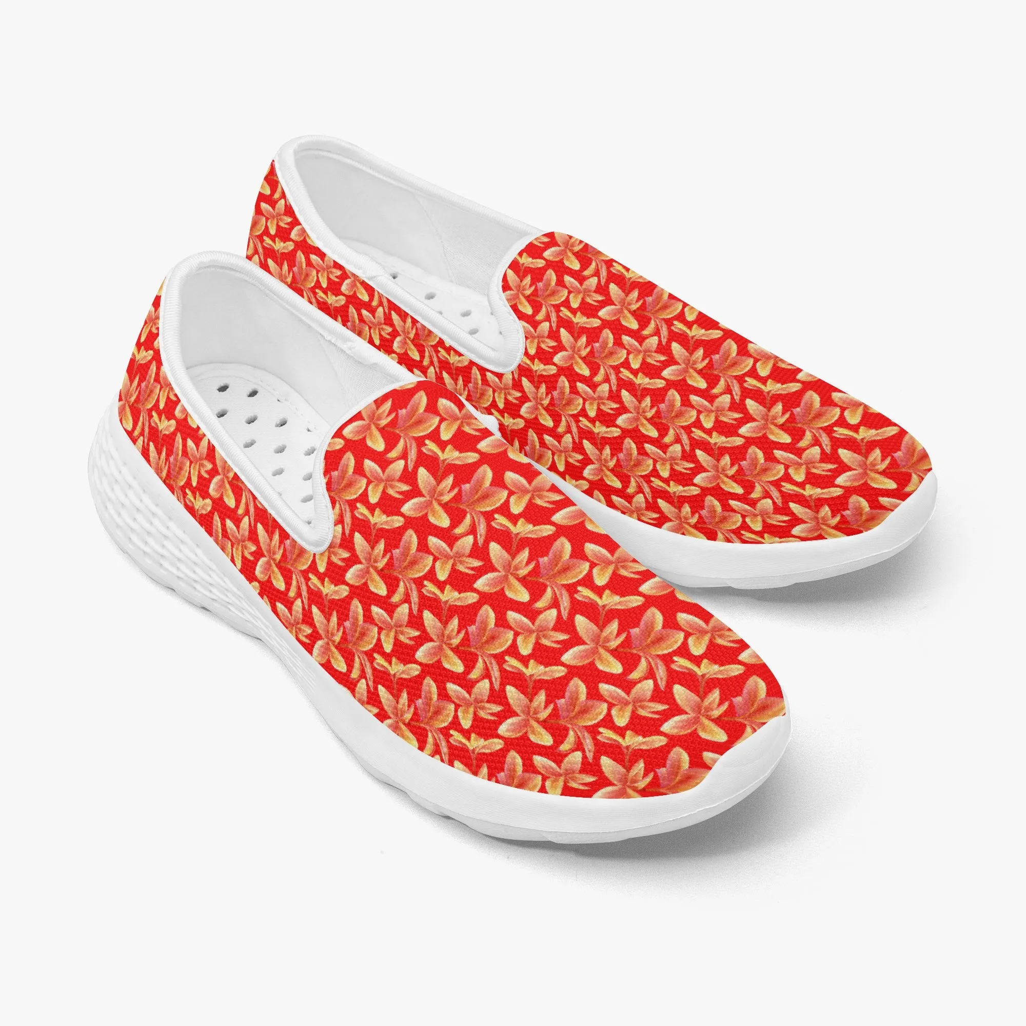 Plumeria Women's Casual Slip-On Mesh Shoes