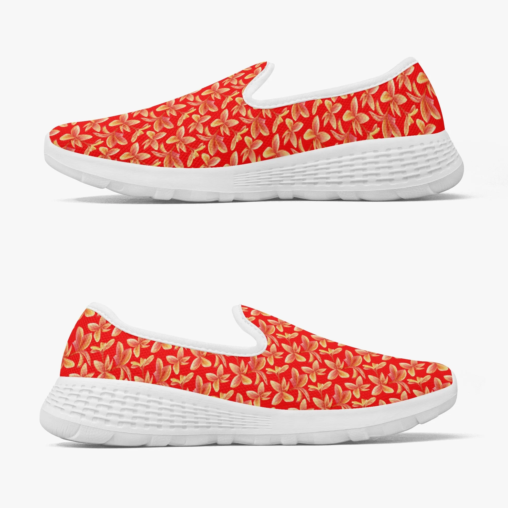 Plumeria Women's Casual Slip-On Mesh Shoes