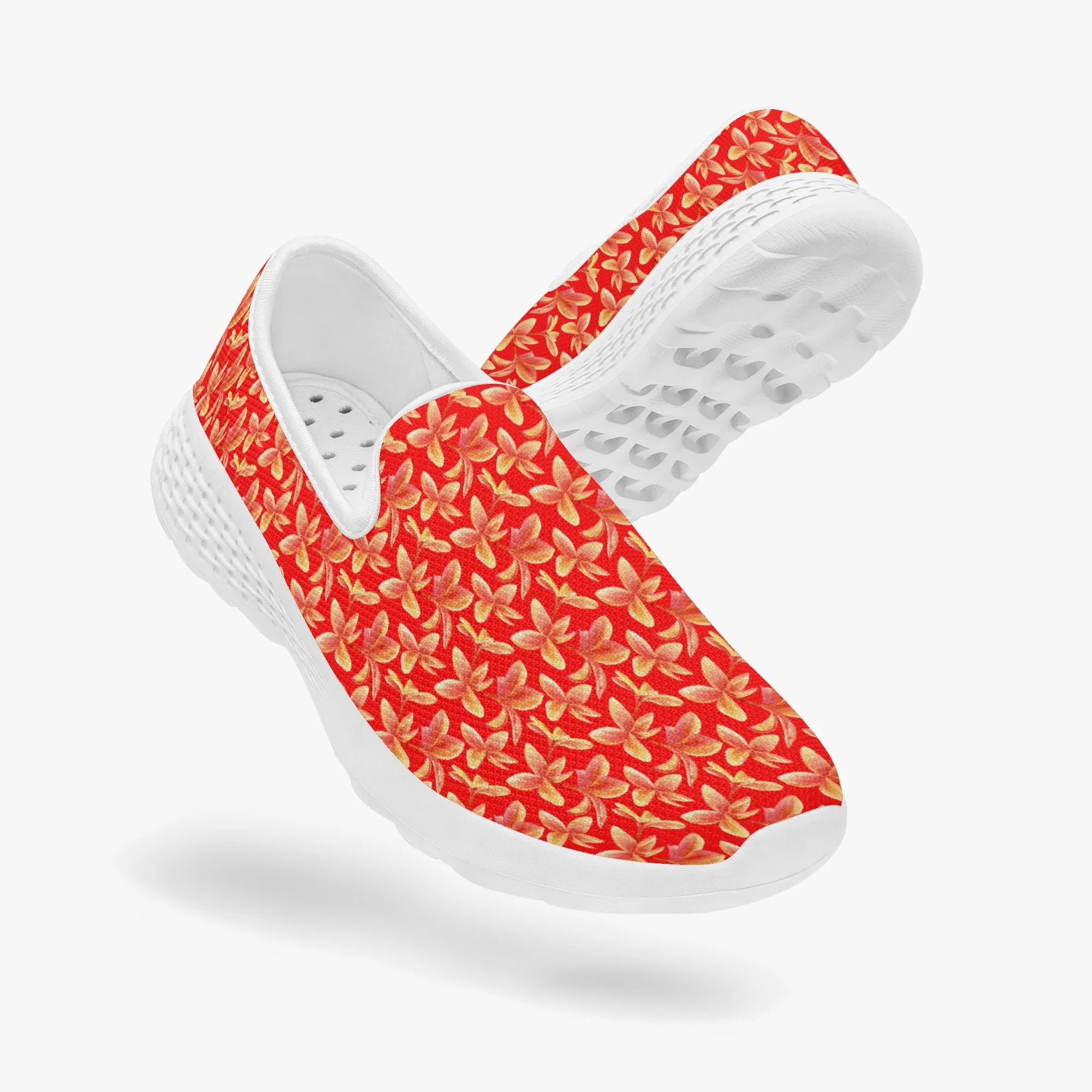 Plumeria Women's Casual Slip-On Mesh Shoes