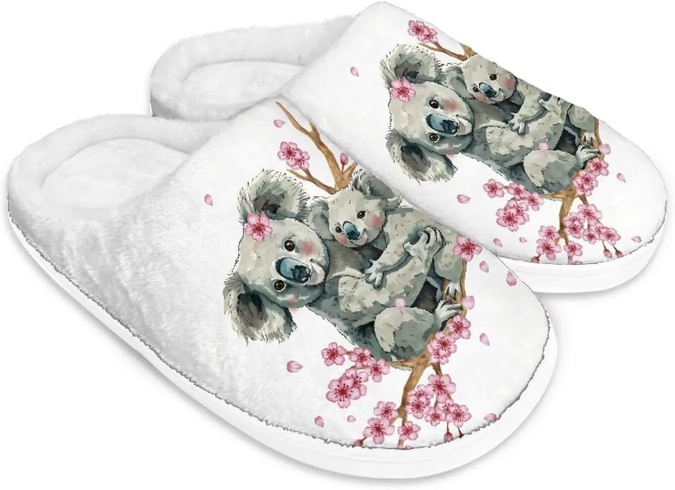 Plush Slipper for Women Warm Soft Flannel Fuzzy House Cotton Slipper Winter Non-Slip for Outdoor Slipper Ladies US 3-13