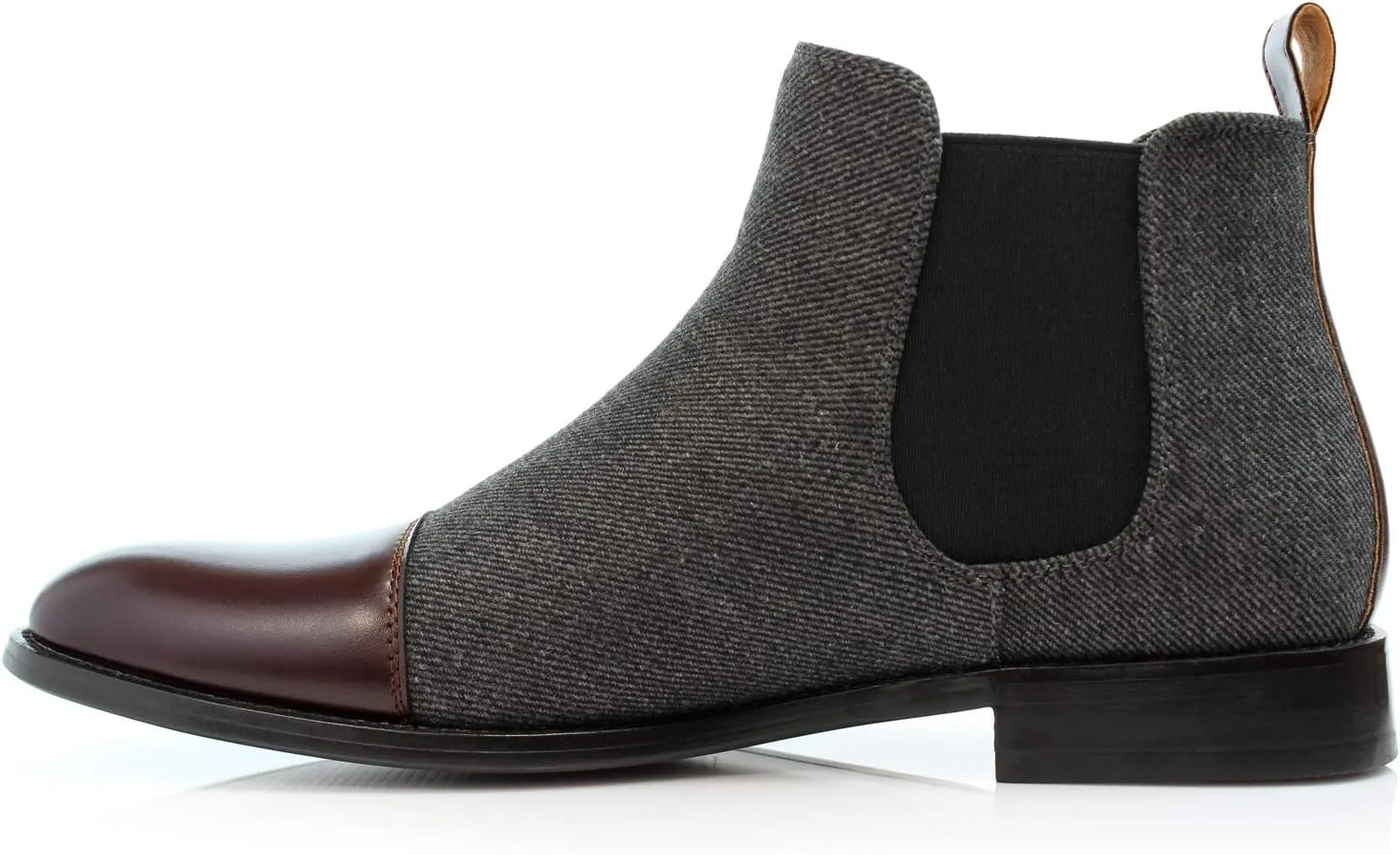 Polar Fox Barrett MPX806058 Memory Foam Classic Vegan Leather Chelsea Business Casual Chukka Boots
