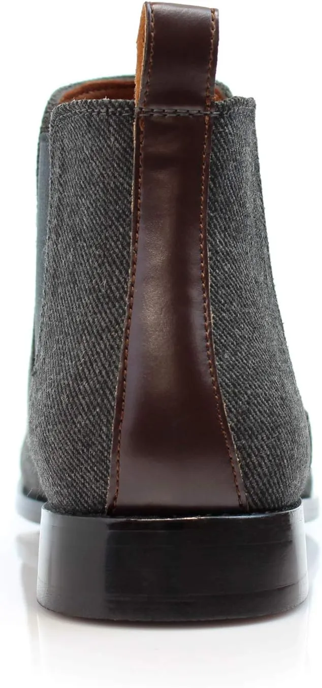 Polar Fox Barrett MPX806058 Memory Foam Classic Vegan Leather Chelsea Business Casual Chukka Boots
