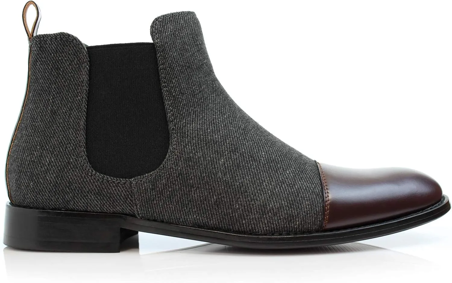 Polar Fox Barrett MPX806058 Memory Foam Classic Vegan Leather Chelsea Business Casual Chukka Boots