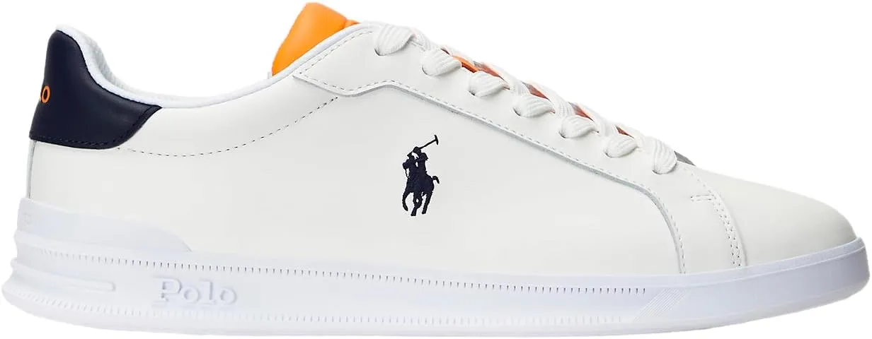 POLO RALPH LAUREN Men's Heritage Court Ii Leather Sneaker