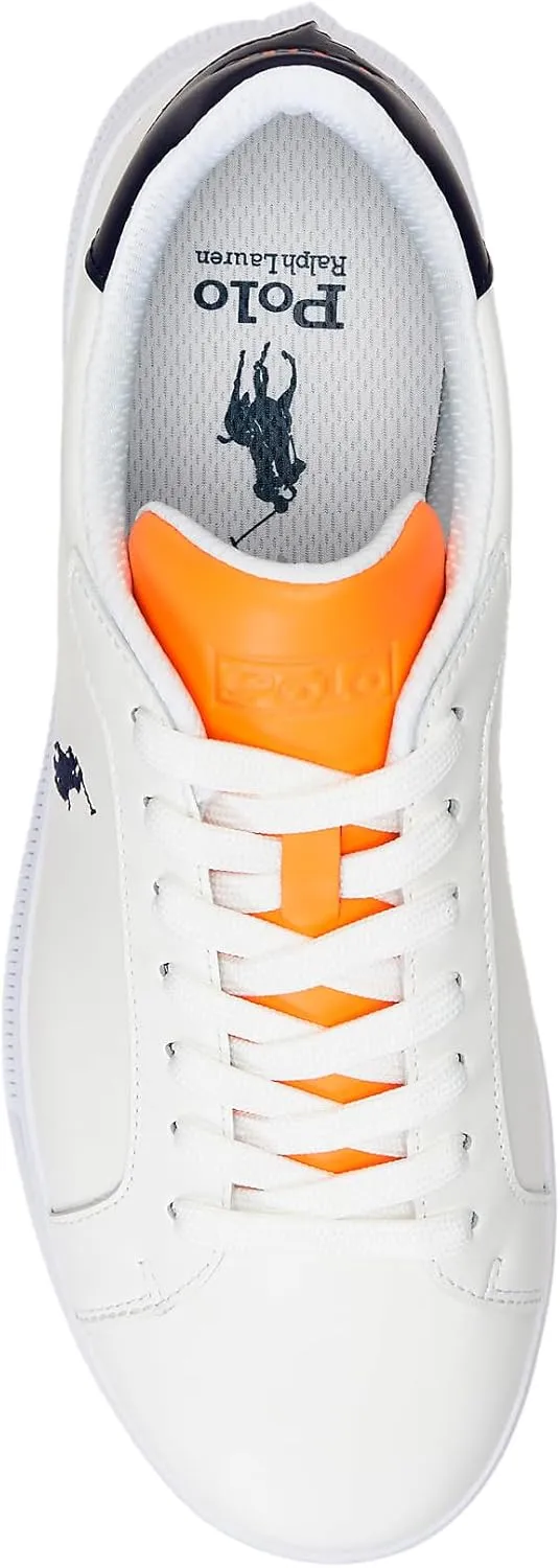 POLO RALPH LAUREN Men's Heritage Court Ii Leather Sneaker