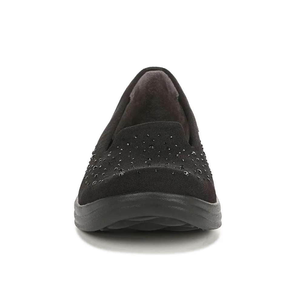Poppyseed 3 Slip-On - Black Rhinestone