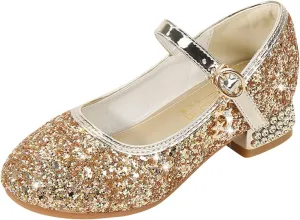 Princess Costumes Shoes, Cosplay Birthday Party Dress Up Sandals for Girls, Toddler or Kids