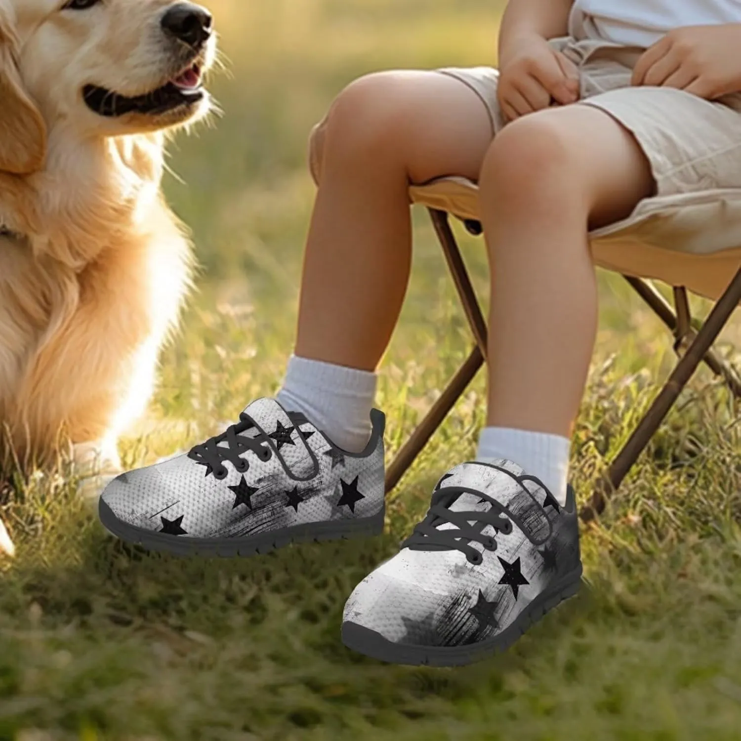 Print Shoes for Kids Boys Cute Shoes for Running Walking Slip On Shoes
