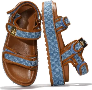Project Cloud Platform Sandals Women Footwear - Memory Foam & Comfortable Adjustable Strap Ladies Wedges - Non Slip Fashion Beach Sandals for Women 2025 (Ginevra)