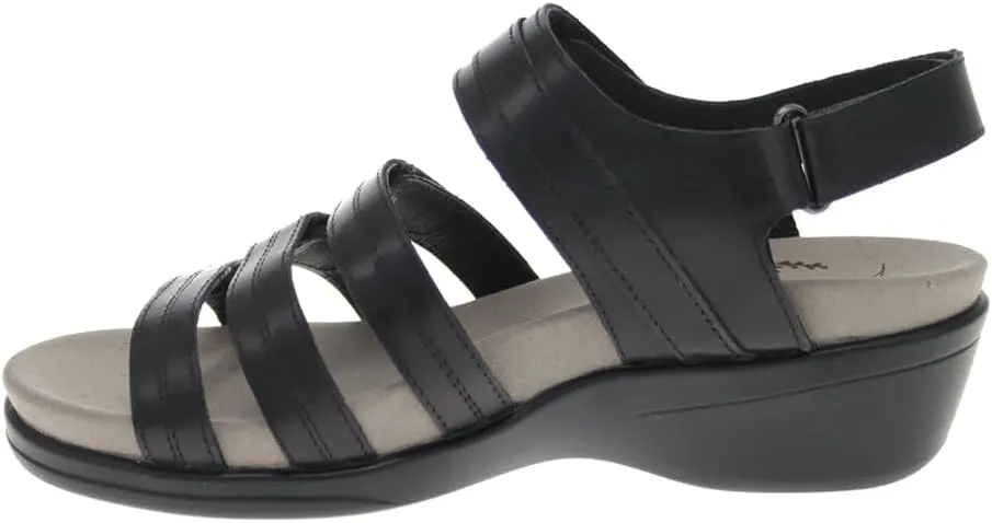 Propet Womens Ainsley Strappy Casual Sandals Casual - Black