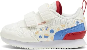 PUMA Shoes Kids R78 Hook and Loop Sneaker, Warm White-Blue Skies-Chamomile, 7 US Unisex Toddler