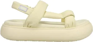 PUMA Womens Suede Mayu Summer Platform Casual Sandals Casual Mid Heel 2-3" - Off White