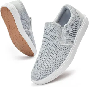 Puxowe Men's Casual Slip On Walking Shoes Mesh Comfortable Loafer