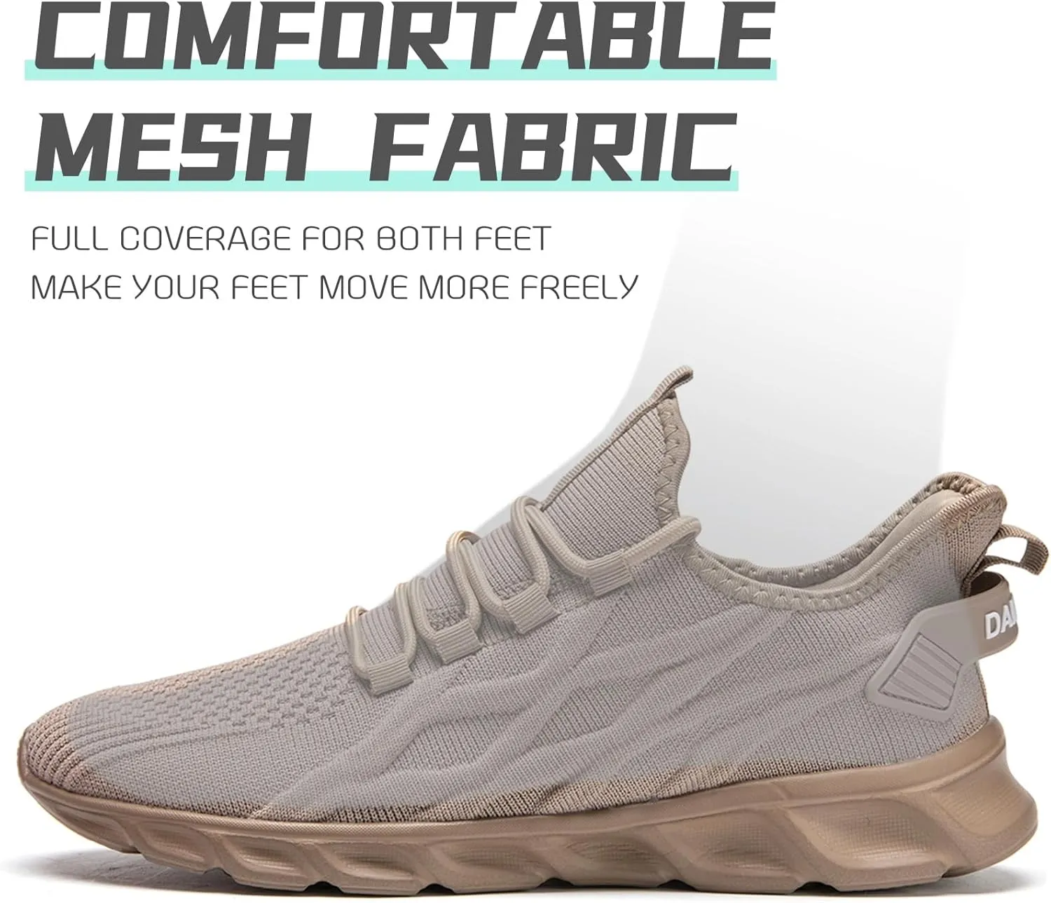 QIJGS Running Shoes for Men Gym Tennis Athletic Mesh Sneakers Lightweight Sports Fashion Workout Casual Shoes