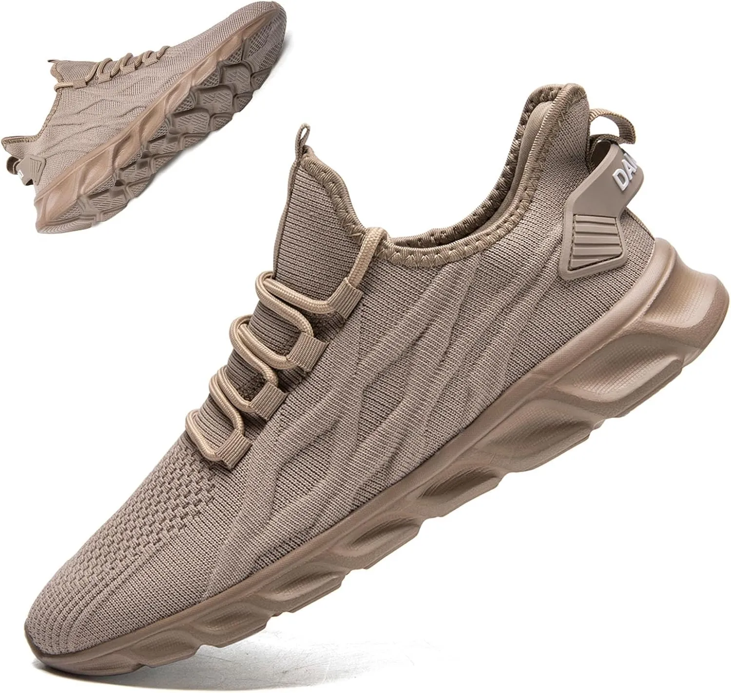 QIJGS Running Shoes for Men Gym Tennis Athletic Mesh Sneakers Lightweight Sports Fashion Workout Casual Shoes