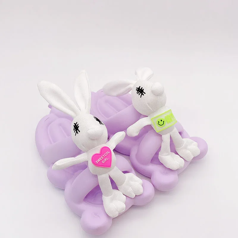 Rabbit Doll Super Soft Bear Slippers