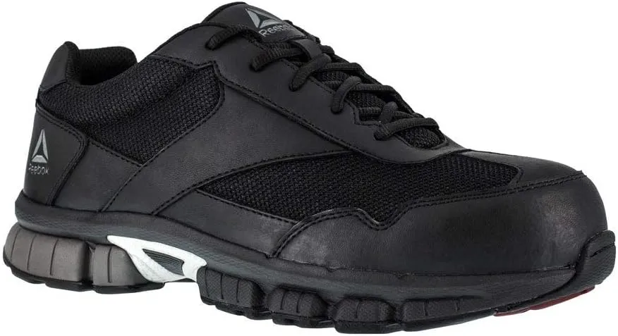 Reebok Womens Sublite Cushion Alloy Toe Conductive Work Safety Shoes Casual - Black