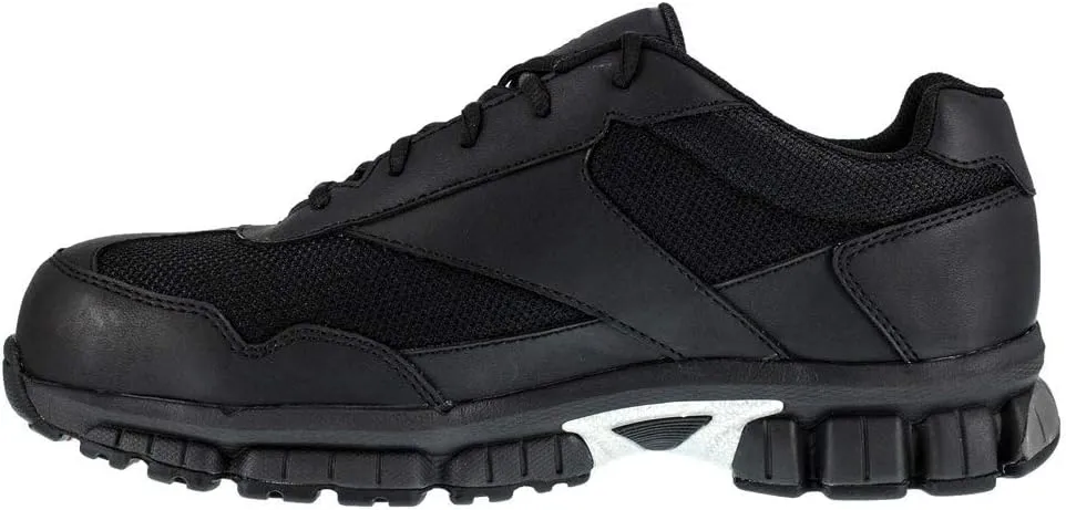Reebok Womens Sublite Cushion Alloy Toe Conductive Work Safety Shoes Casual - Black