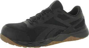Reebok Work Men's RB3317 Nanoflex TR Work Construction Shoe Black Safety, 10.5