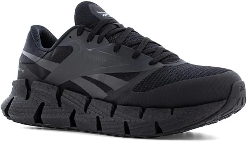 Reebok Work Men's Reebok FloatZig Work Composite Toe Slip Resistant Shoe, Black, 9