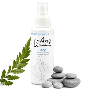 Rhino Skin Solutions Dry | Antiperspirant Spray Solution to Enhance Hand Grip for Climbing, Crossfit, Weightlifting, Gaming and More | Works on Hands and Feet