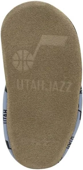 Robeez Baby Boys and Girls NBA Basketball Team Soft Soles Slip-Resistant Crib Shoes Slippers for Infant and Toddler, 0-24 Months