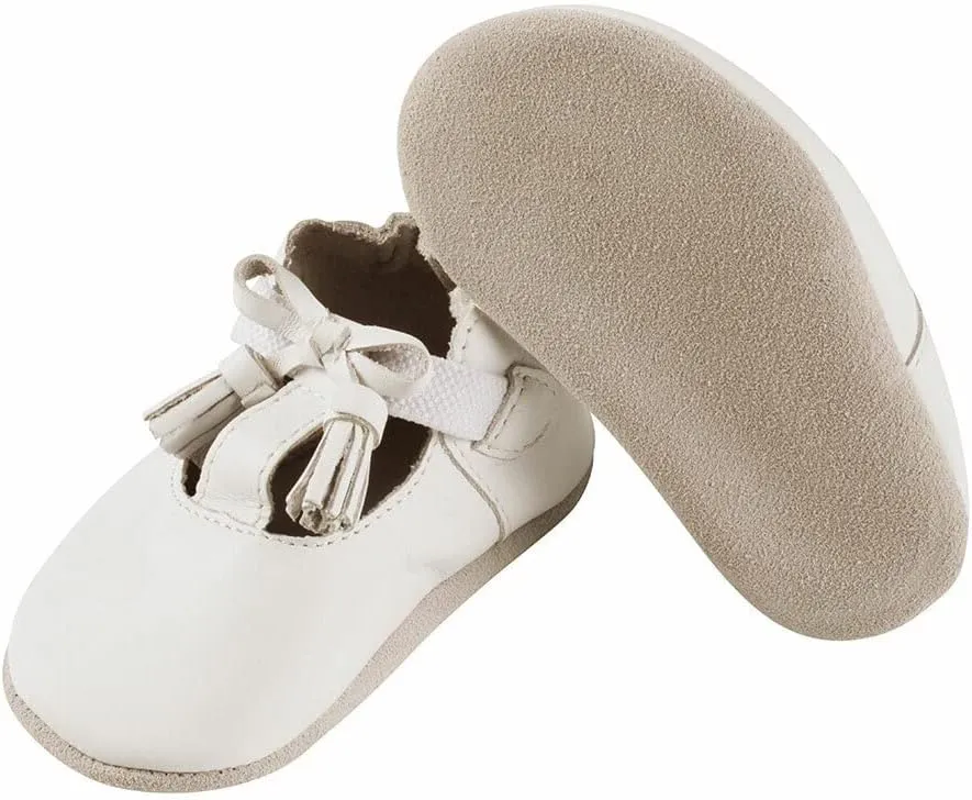 Robeez Baby Girls and Unisex Soft Soles Slip-Resistant Crib Shoes Slippers for Infant and Toddler, 0-24 Months