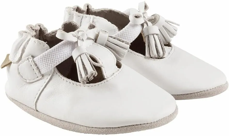 Robeez Baby Girls and Unisex Soft Soles Slip-Resistant Crib Shoes Slippers for Infant and Toddler, 0-24 Months