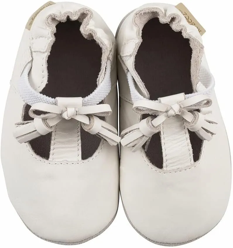 Robeez Baby Girls and Unisex Soft Soles Slip-Resistant Crib Shoes Slippers for Infant and Toddler, 0-24 Months
