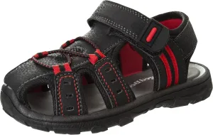 Rugged Bear Kids Boys Girls Closed-Toe Outdoor Sport Water Sandals - beach pool slide adjustable strap shoes athletic summer (Toddler/Little Kid/Big Kid)