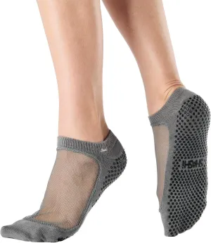 SHASHI Mesh Socks for Women – Stylish, Full-Coverage Non Slip Socks for Barre, Yoga and More