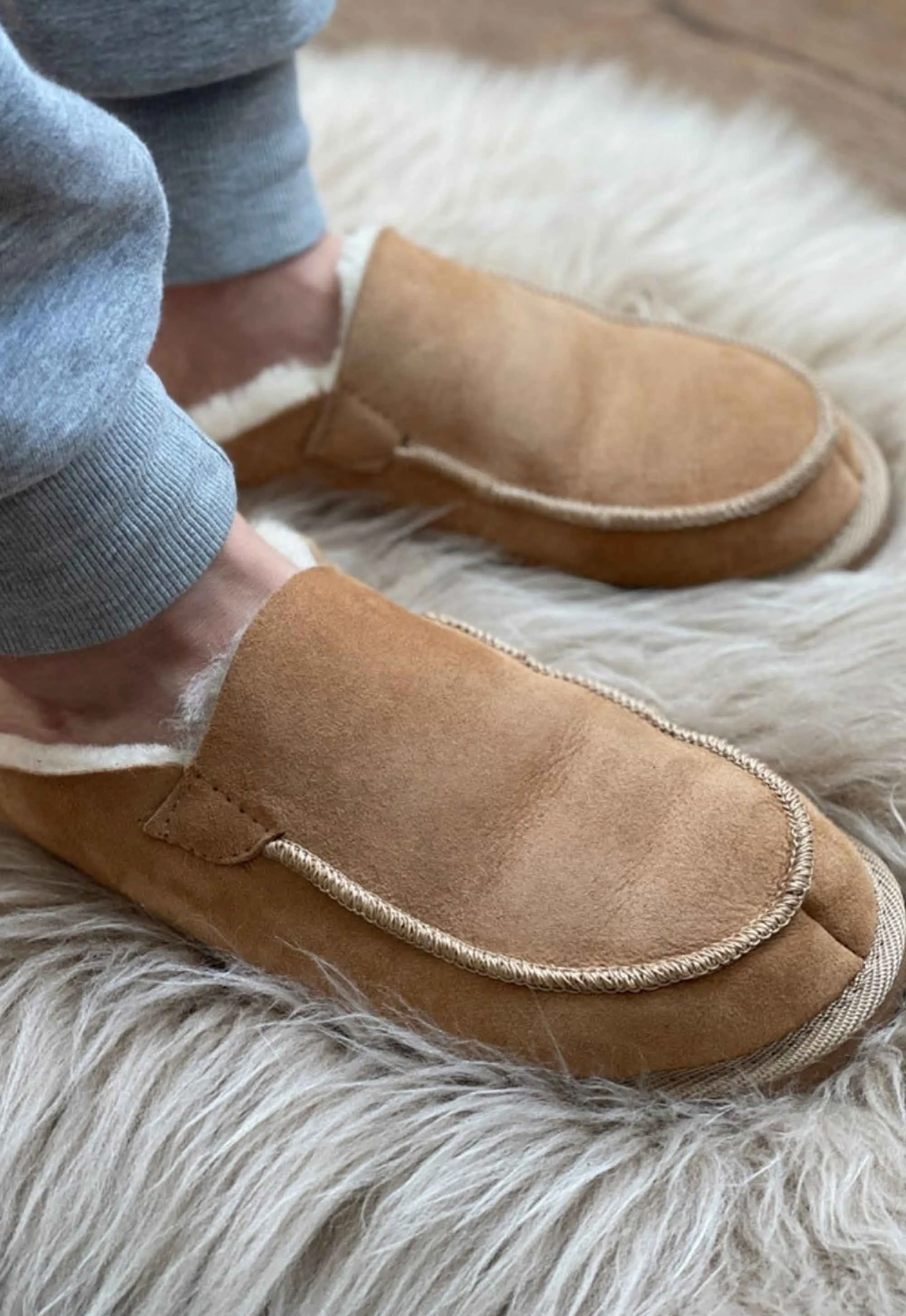 sheepskin slipper