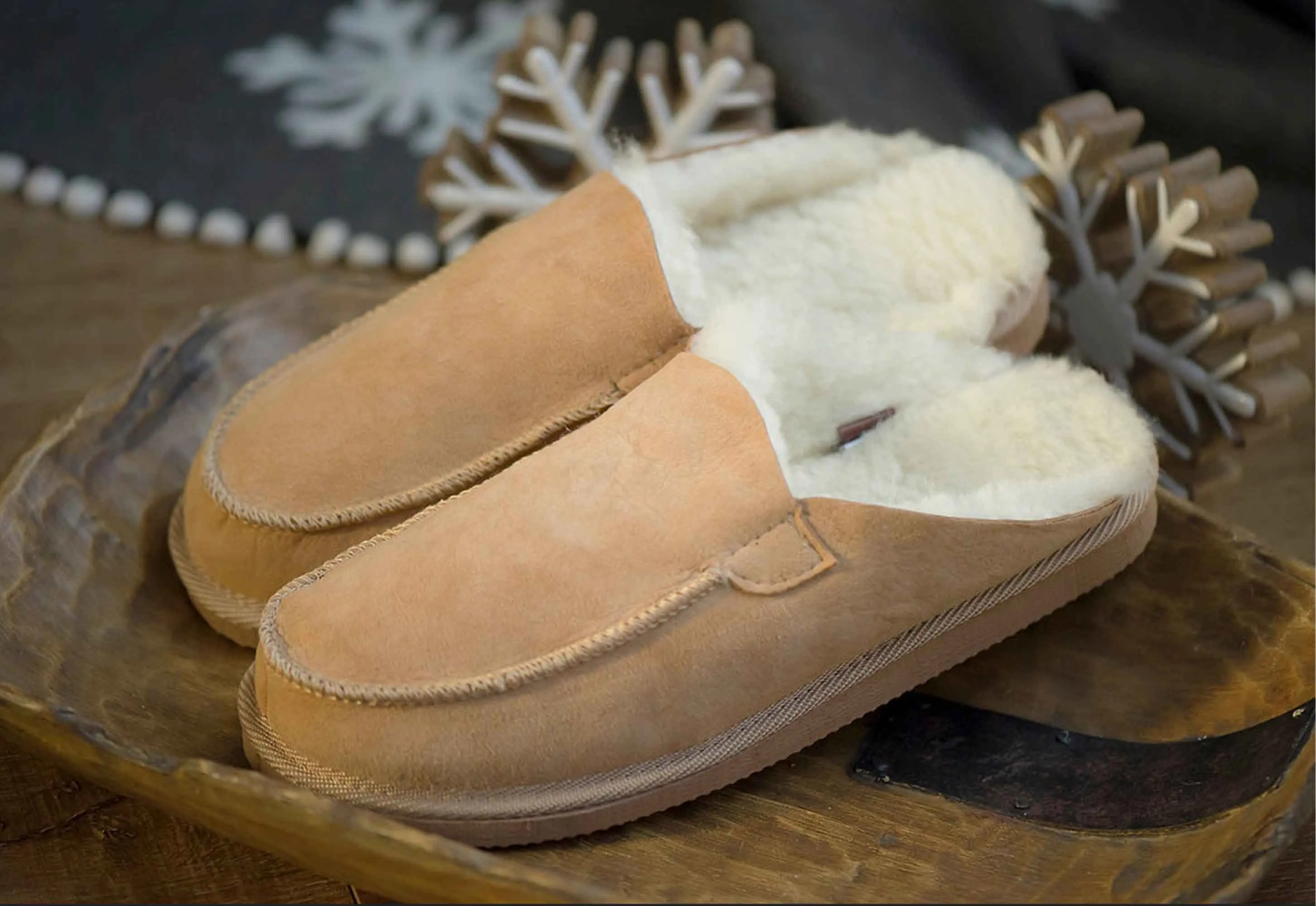 sheepskin slipper