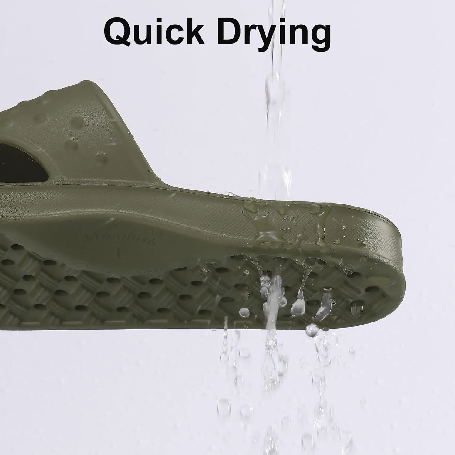 shevalues Shower Shoes for Women with Arch Support Quick Drying Pool Slides Lightweight Beach Sandals with Drain Holes