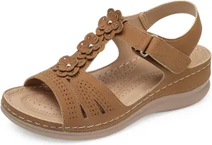 SHIBEVER Wedge Sandals for Women Dressy: Comfortable Summer Platform Casual Dress Women Sandal
