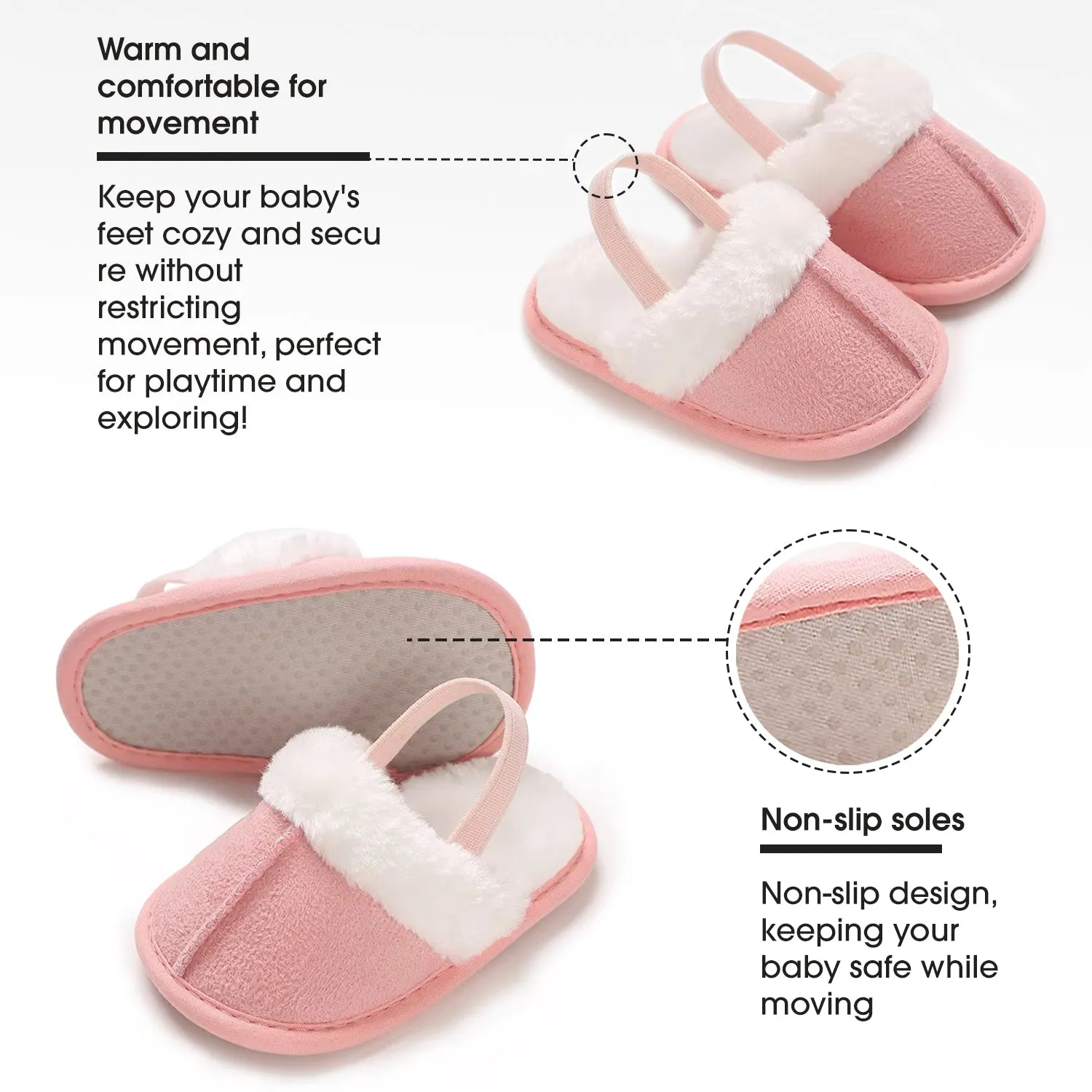 SHOEGEEᵀᴹ Cozy Baby Slippers