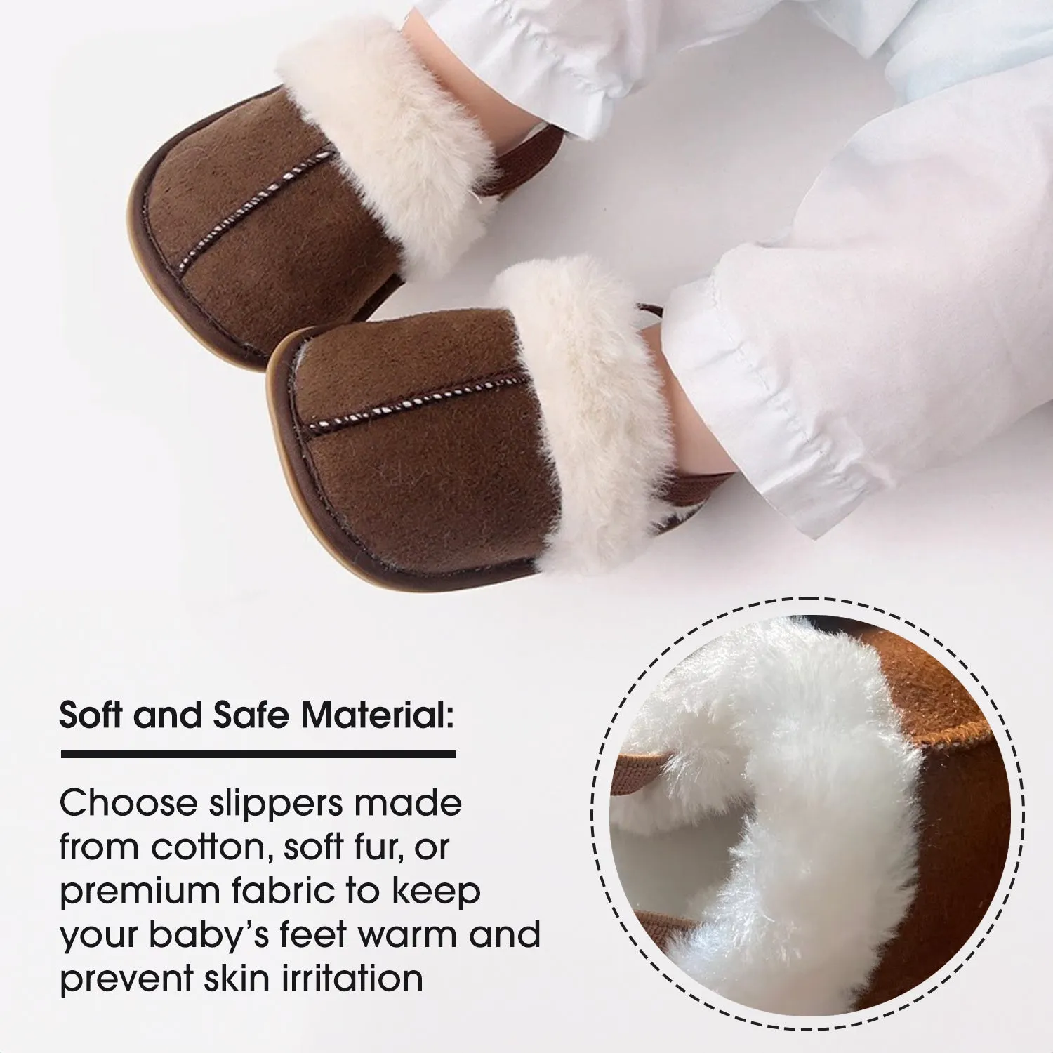 SHOEGEEᵀᴹ Cozy Baby Slippers