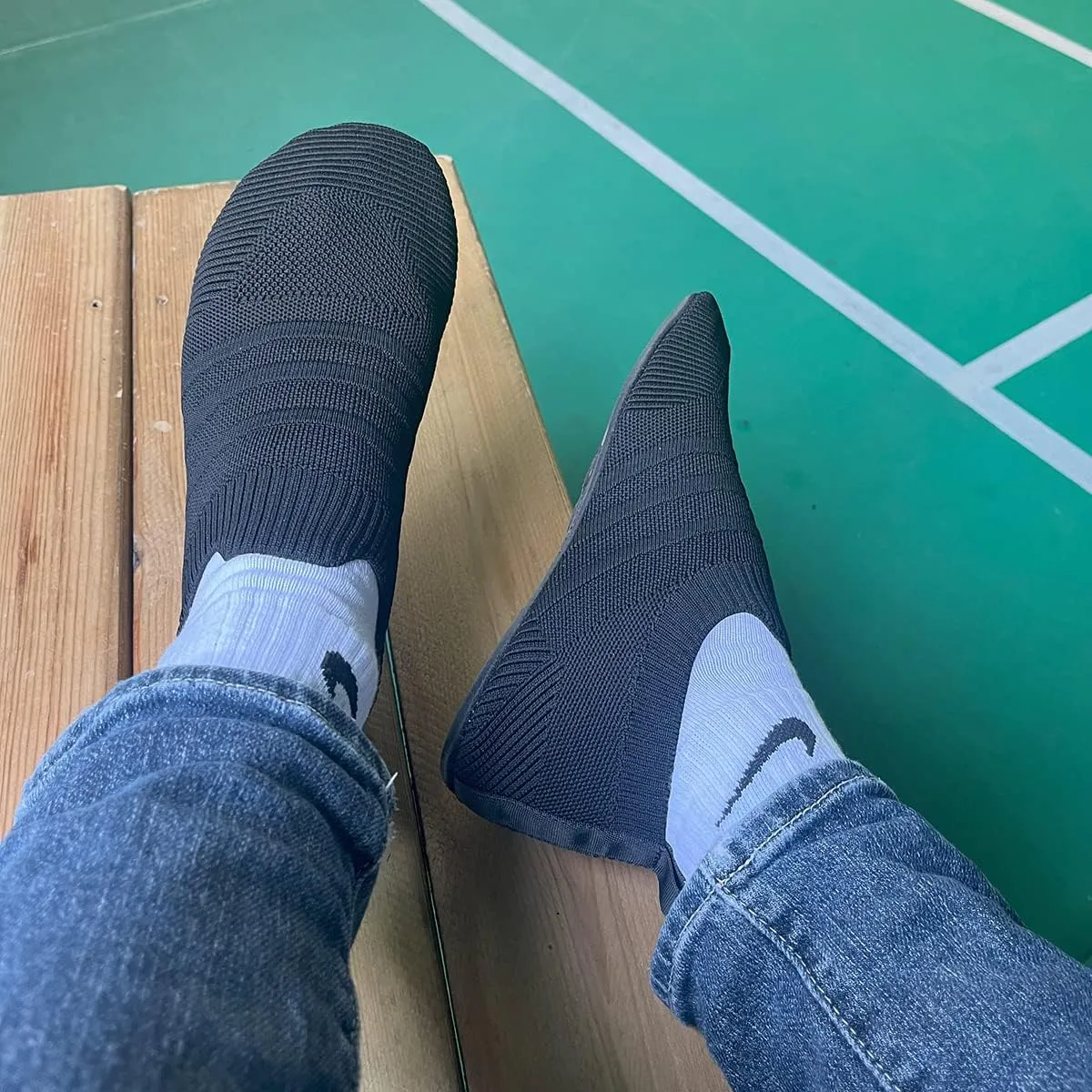 SLEVEL Lightweight Non Slip Travel Indoor Grip House Slipper Socks Unisex Adult Around The House Floor Home Shoes for Women Men