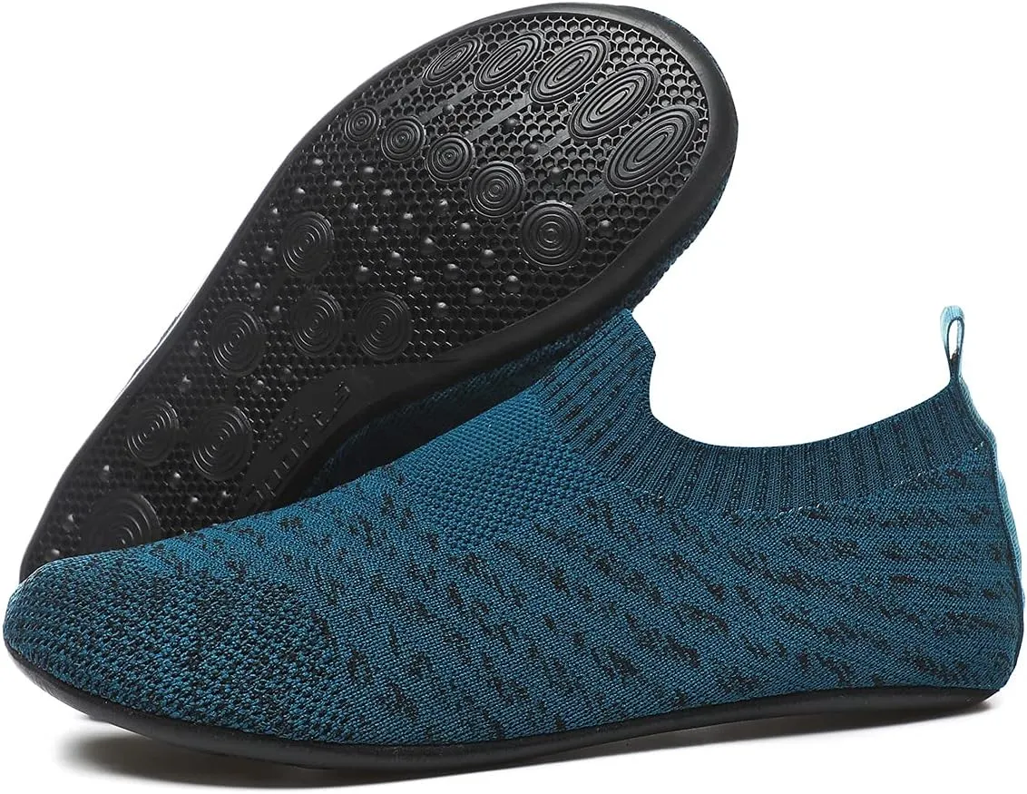 SLEVEL Lightweight Non Slip Travel Indoor Grip House Slipper Socks Unisex Adult Around The House Floor Home Shoes for Women Men