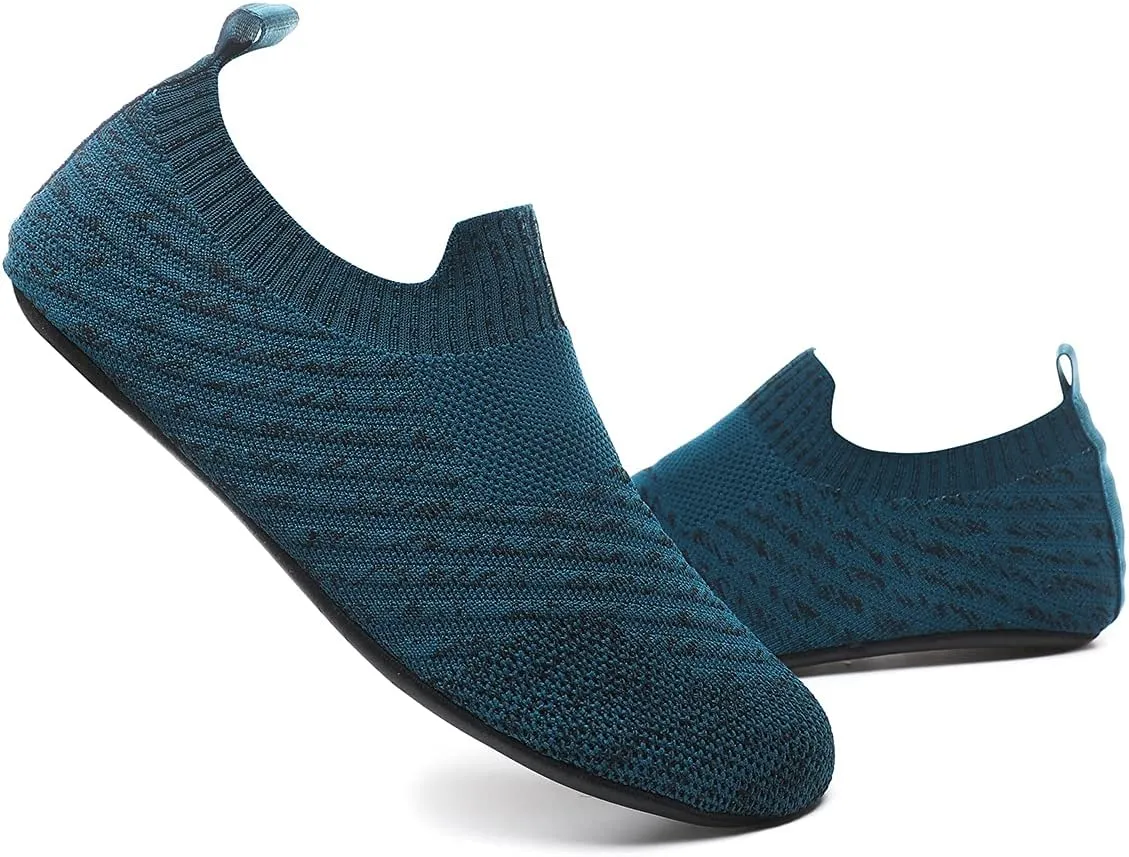 SLEVEL Lightweight Non Slip Travel Indoor Grip House Slipper Socks Unisex Adult Around The House Floor Home Shoes for Women Men
