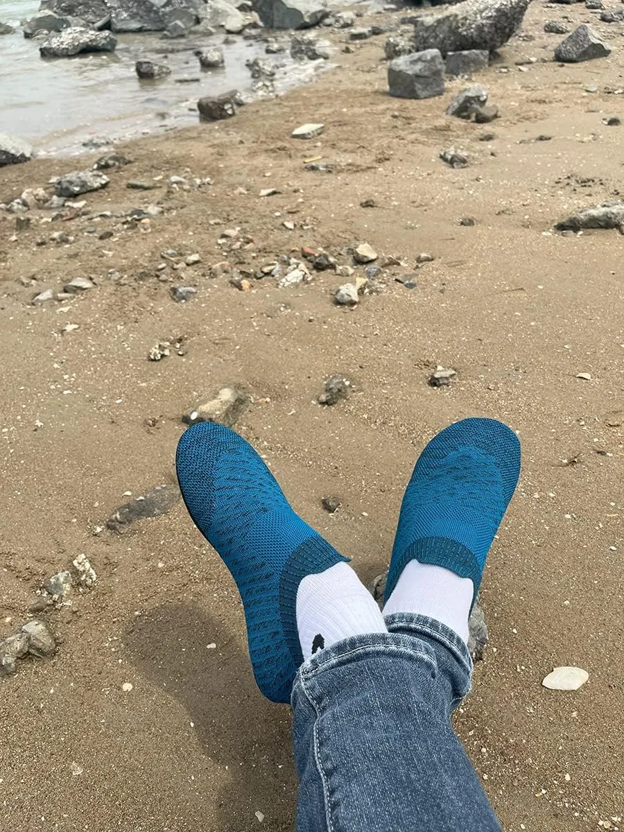 SLEVEL Lightweight Non Slip Travel Indoor Grip House Slipper Socks Unisex Adult Around The House Floor Home Shoes for Women Men