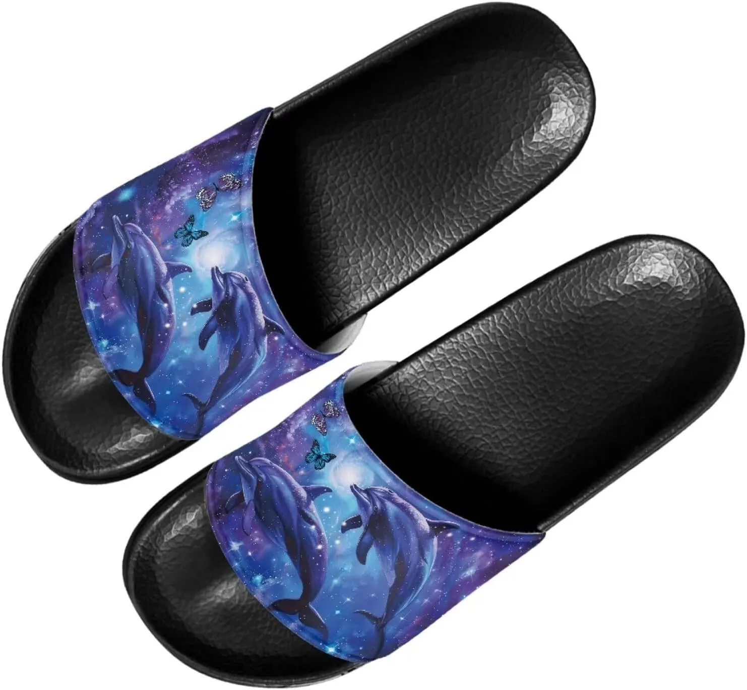 Slides Sandals for Women Slip On Flat Sandals Open Toe Comfort Beach Sandals Slippers