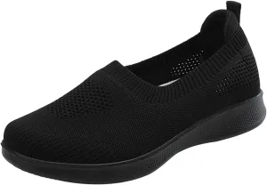 Slip On Breathe Mesh Walking Shoes Women Fashion Comfort Flat Loafers Shoes Run Women